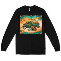 Black Pumpkin farm Long Sleeve Tee - RanaPortraitStore