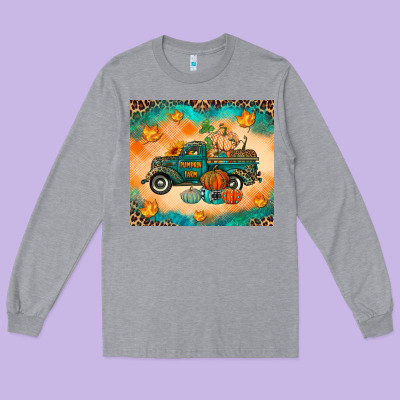 Long Sleeve Tee Pumpkin farm