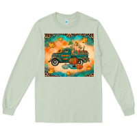 Matcha Pumpkin farm Long Sleeve Tee - RanaPortraitStore