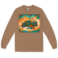 Toasted Coconut Pumpkin farm Long Sleeve Tee - RanaPortraitStore