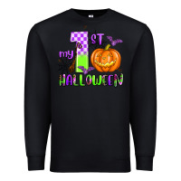 Black my first halloween pumpkin Premium Sweatshirt - AdoDesignShop