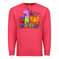 Cardinal my first halloween pumpkin Premium Sweatshirt - AdoDesignShop