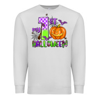 Dove Grey my first halloween pumpkin Premium Sweatshirt - AdoDesignShop