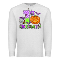 Oatmeal Heather my first halloween pumpkin Premium Sweatshirt - AdoDesignShop