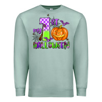 Seafoam my first halloween pumpkin Premium Sweatshirt - AdoDesignShop