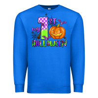 True Royal my first halloween pumpkin Premium Sweatshirt - AdoDesignShop