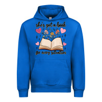 Cobalt she's got a book for every situation Urban Hoodie - MaliasSmallBusiness