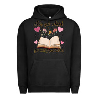 Pigment Black she's got a book for every situation Urban Hoodie - MaliasSmallBusiness