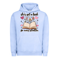 Pigment Grape Ice she's got a book for every situation Urban Hoodie - MaliasSmallBusiness