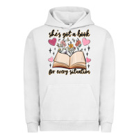Pigment Lunar Rock she's got a book for every situation Urban Hoodie - MaliasSmallBusiness