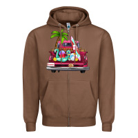 Chestnut summer truck farm truck Zipper Hoodie - Zillion Design Studio