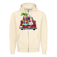 Summer Truck Farm Truck Zipper Hoodie | Teevron