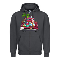 Smoke summer truck farm truck Zipper Hoodie - Zillion Design Studio