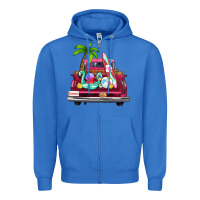 True Royal summer truck farm truck Zipper Hoodie - Zillion Design Studio