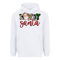 White howdy santa Heavyweight Hoodie - FaDigitalArtStudio