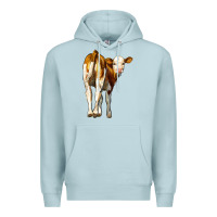 Blue Mist simmental calf Premium Hoodie - LillyAllenDesigns