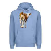 Colony Blue simmental calf Premium Hoodie - LillyAllenDesigns