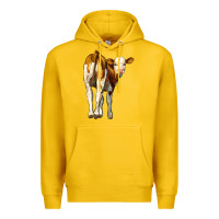 Lemon simmental calf Premium Hoodie - LillyAllenDesigns