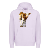 Lilac simmental calf Premium Hoodie - LillyAllenDesigns