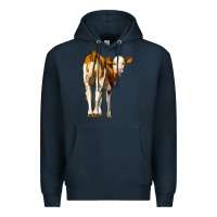 Navy simmental calf Premium Hoodie - LillyAllenDesigns