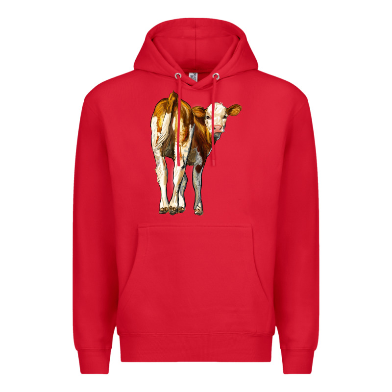 Simmental Calf Premium Hoodie by LillyAllenDesigns | Teevron