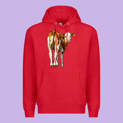 Simmental Calf Premium Hoodie Designed By Lillyallendesigns