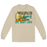 Mushroom Pumpkin spice and livin' my best life Long Sleeve Tee - RanaPortraitStore