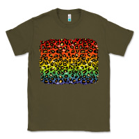 Army Green pride leopard background lgbt Classic Tee - texasbilliewilder