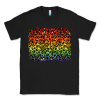 Black pride leopard background lgbt Classic Tee - texasbilliewilder