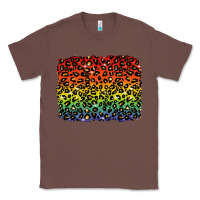 Chestnut pride leopard background lgbt Classic Tee - texasbilliewilder
