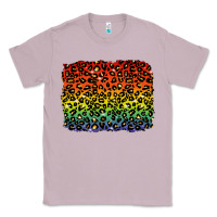 Lilac pride leopard background lgbt Classic Tee - texasbilliewilder