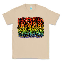 Mushroom pride leopard background lgbt Classic Tee - texasbilliewilder