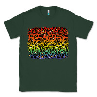 Sports Green pride leopard background lgbt Classic Tee - texasbilliewilder