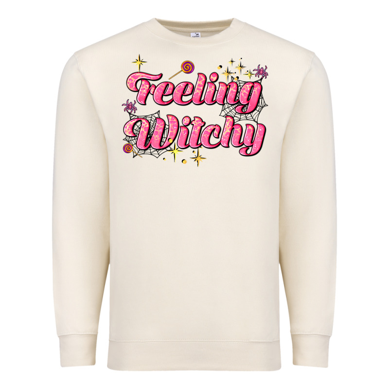 Feeling Witchy Premium Sweatshirt by AdoDesignShop | Teevron