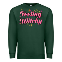 Sports Green feeling witchy Premium Sweatshirt - AdoDesignShop
