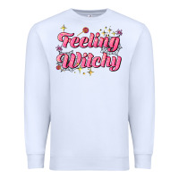 White feeling witchy Premium Sweatshirt - AdoDesignShop