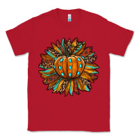 Red pumpkin sunflower Classic Tee - RanaPortraitStore