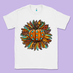 Pumpkin Sunflower Classic Tee Designed By Ranaportraitstore