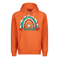 Carrot Baseball Rainbow Premium Hoodie - RanaPortraitStore