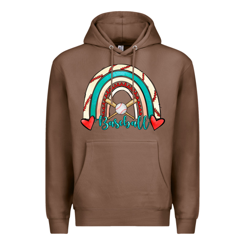 Baseball Rainbow Premium Hoodie by RanaPortraitStore | Teevron