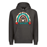 Smoke Baseball Rainbow Premium Hoodie - RanaPortraitStore