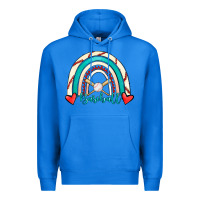 True Royal Baseball Rainbow Premium Hoodie - RanaPortraitStore