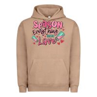Pigment Burro season everything with love Urban Hoodie - MaliasSmallBusiness