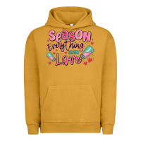 Pigment Peanut Butter season everything with love Urban Hoodie - MaliasSmallBusiness