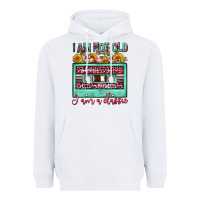White i am not old i am a classic sunflower floral casse Heavyweight Hoodie - FaDigitalArtStudio