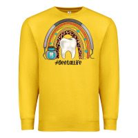Lemon dentallife rainbow Premium Sweatshirt - JahusDesignShop