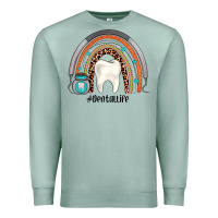Seafoam dentallife rainbow Premium Sweatshirt - JahusDesignShop