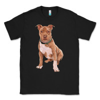 Black Brown Pitbull Classic Tee - RanaPortraitStore