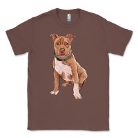 Chestnut Brown Pitbull Classic Tee - RanaPortraitStore