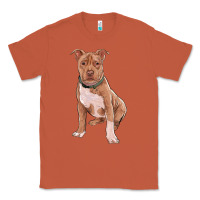 Copper Brown Pitbull Classic Tee - RanaPortraitStore